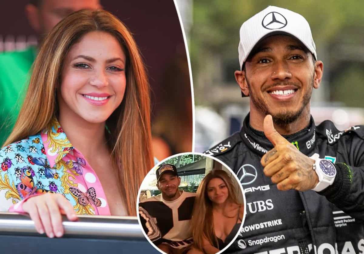 لويس هاملتون يتحسس جزءا حساسا من جسد شاكيرا وسط شائعات علاقة غرامية تجمعهما (شاهد) لويس هاملتون يتحسس جزءا حساسا من جسد شاكيرا وسط شائعات علاقة غرامية تجمعهما