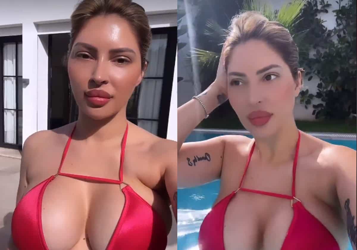 مريم الدباغ تشعل نار متابعيها بـ بيكيني أحمر ناري فاضح كشف المستور (شاهد) مريم الدباغ تشعل نار متابعيها بـ بيكيني أحمر ناري فاضح كشف المستور