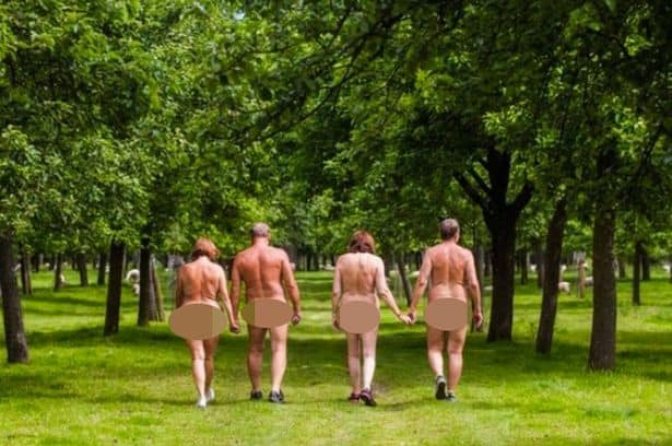 الاستمتاع لمن يفضل أن يعيش الحياة دون ارتداء أي ملابس