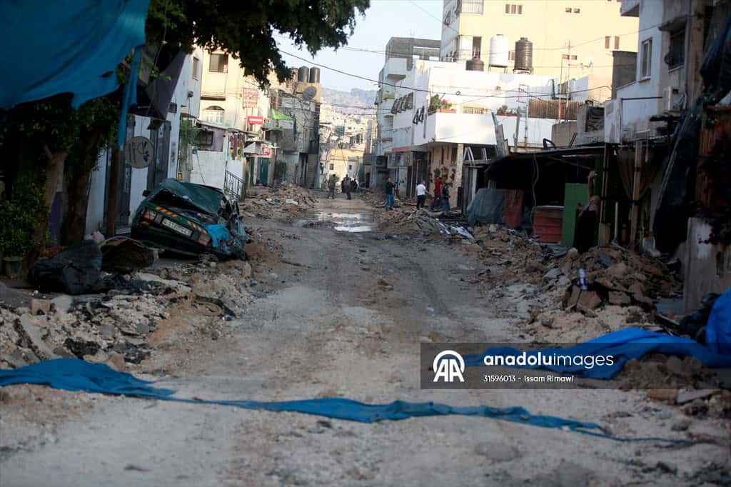 آثار العدوان الإسرائيلي على جنين