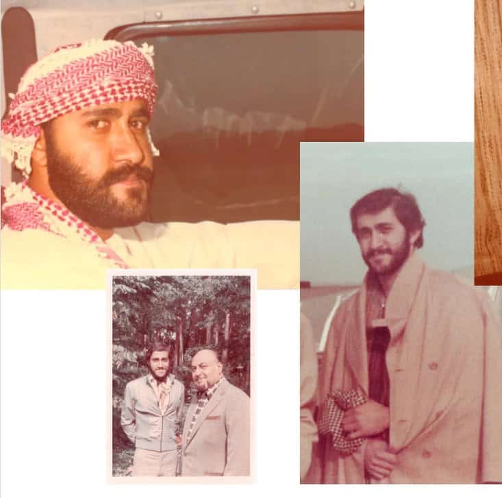 السلطان هيثم بن طارق ووالده طارق بن تيمور