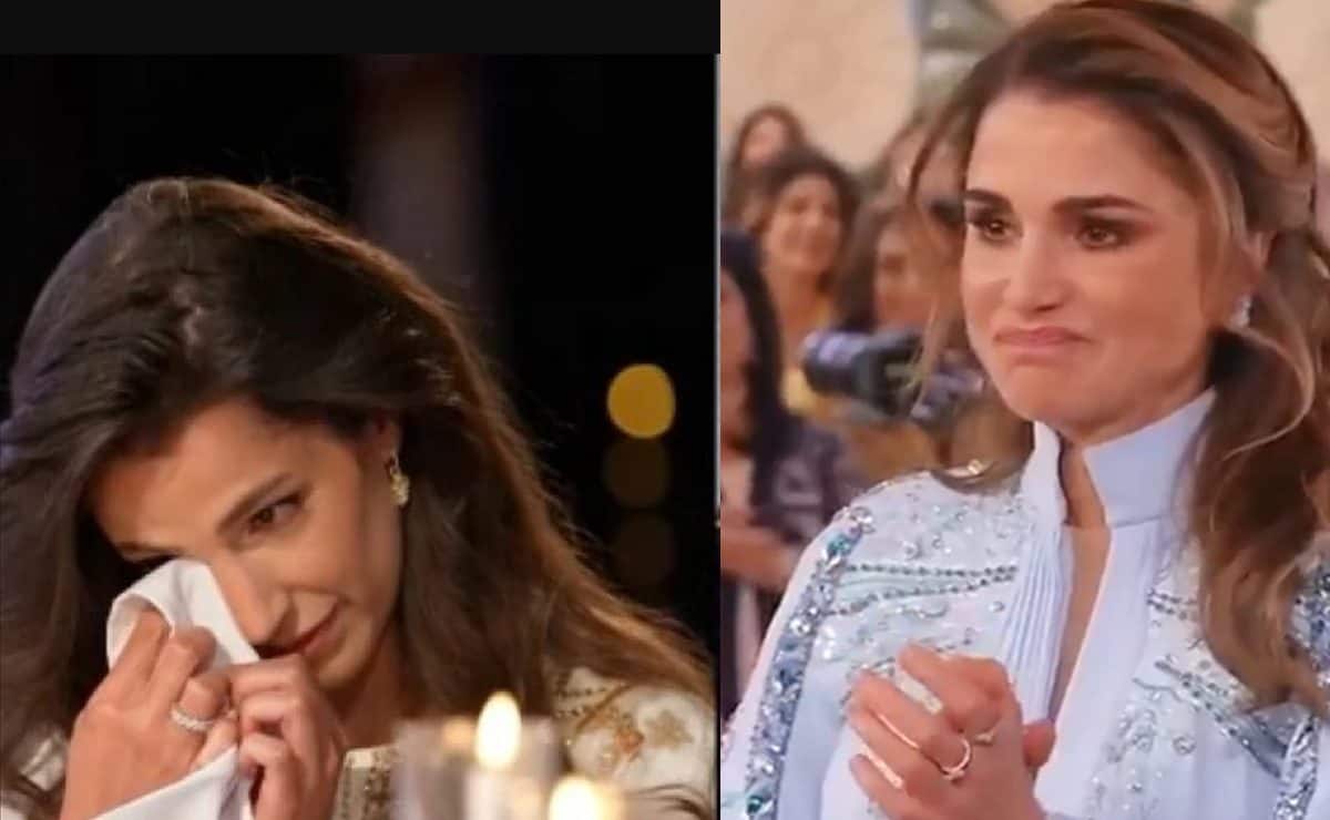 الملكة رانيا تتأثر أثناء حفل حناء رجوة آل سيف ويظهر ذلك في فيديو جديد من كواليس الحدث الملكة رانيا تبكي.. فيديو جديد من كواليس حفل حناء رجوة آل سيف ينشر لأول مرة (شاهد)