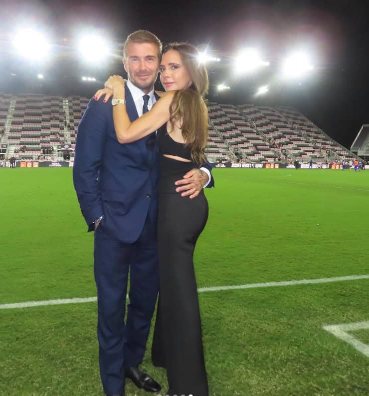 بيكهام وزوجته