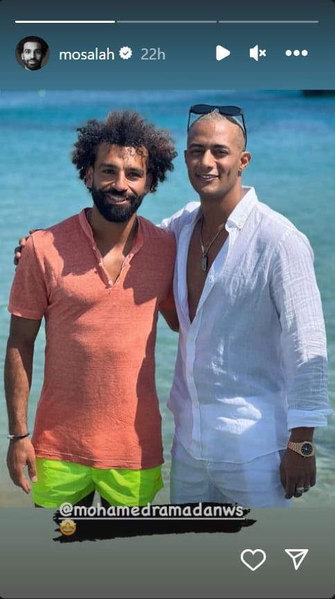 محمد صلاح مع محمد رمضان