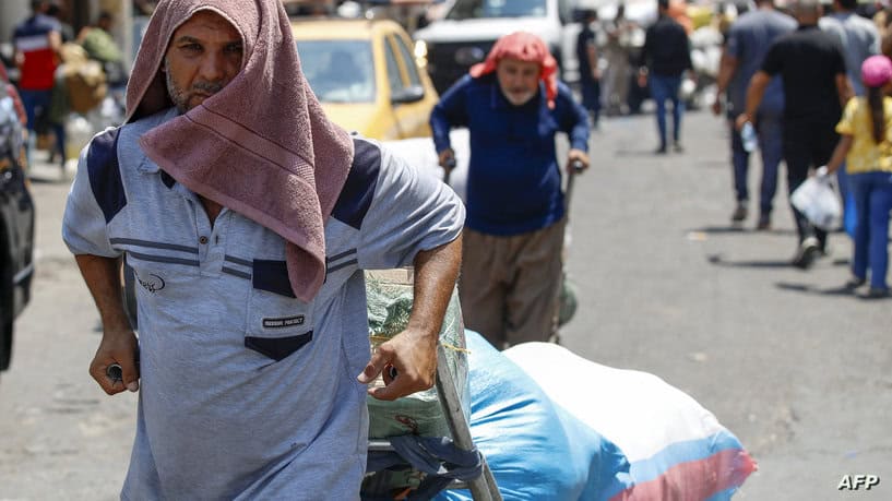 حرارة الجو في العراق