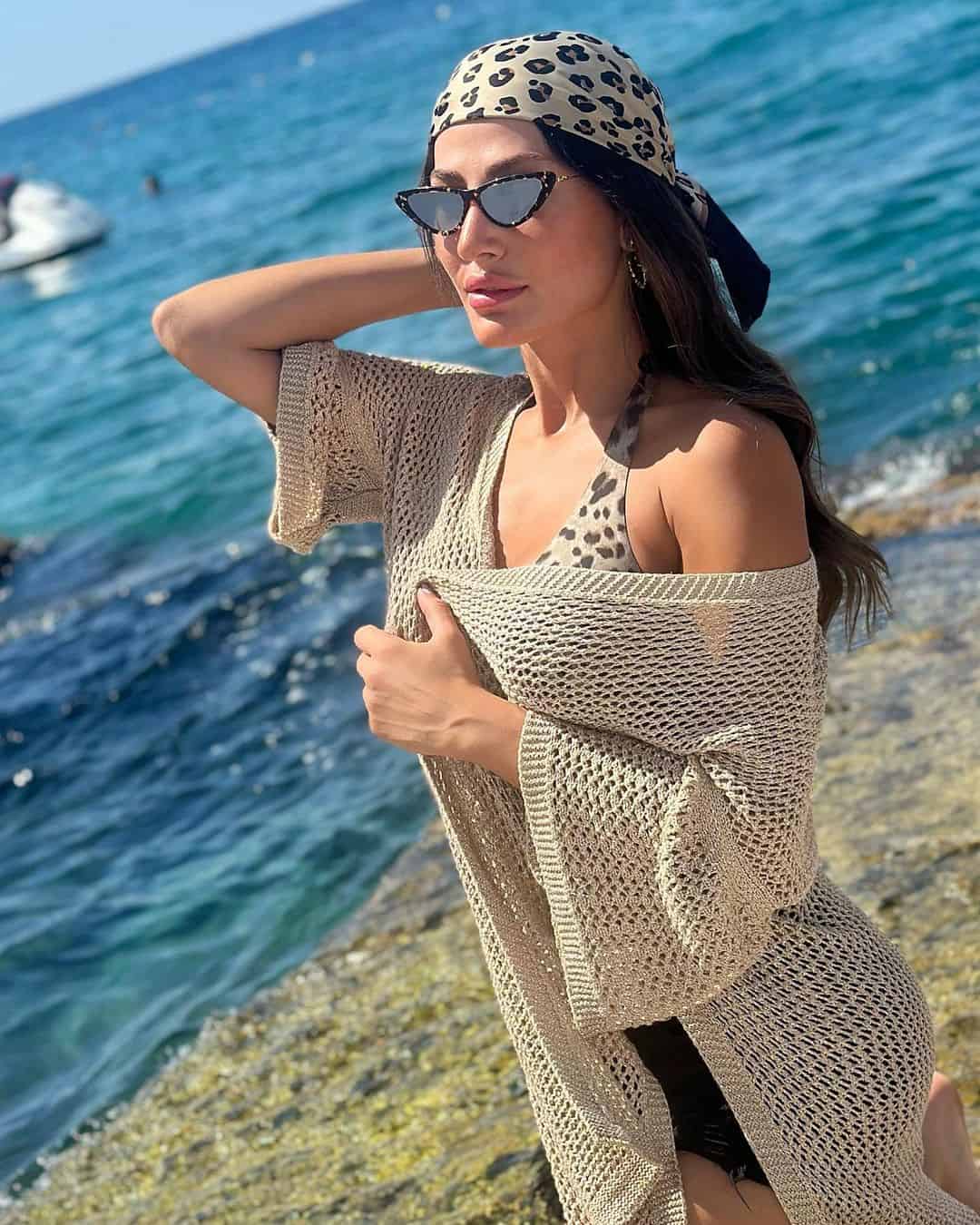 هبة نور بالكاش مايوه 