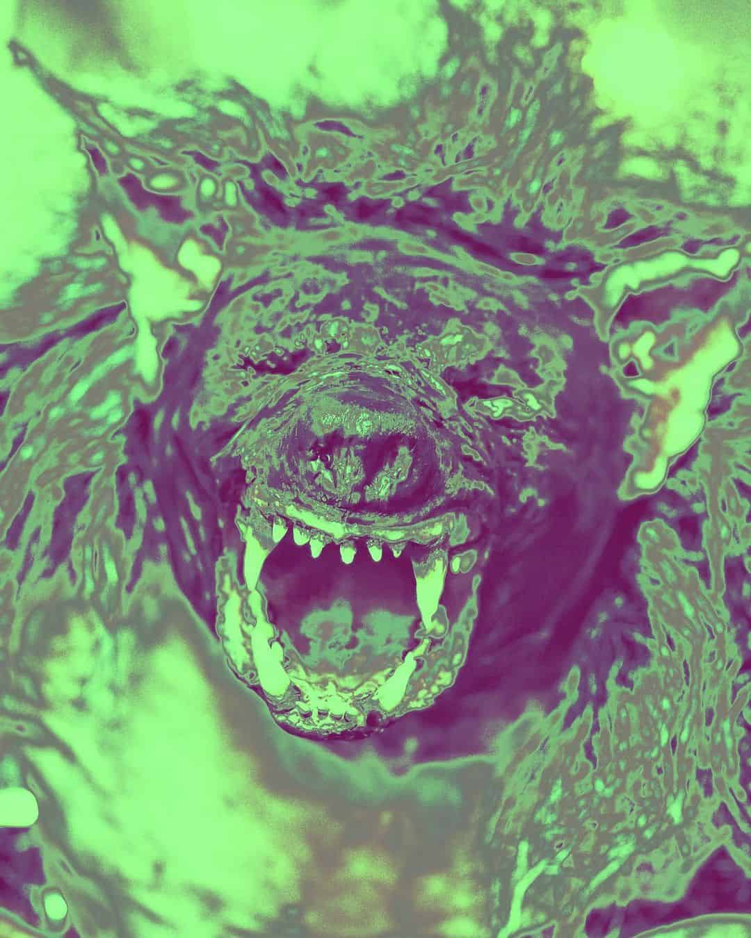 مجسم لمستذئب