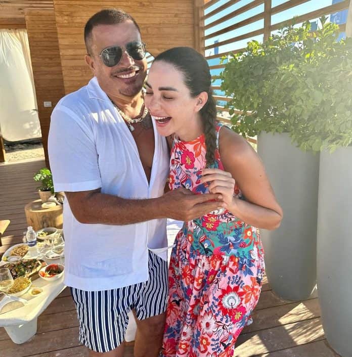 عمرو دياب وداليدا خليل