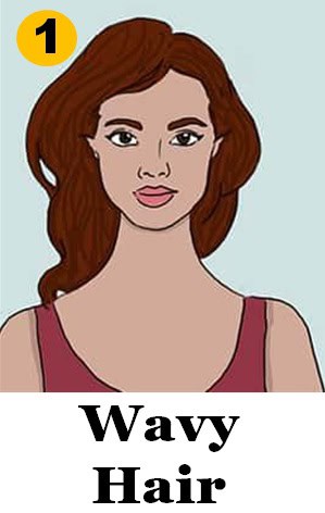 الشعر المموج