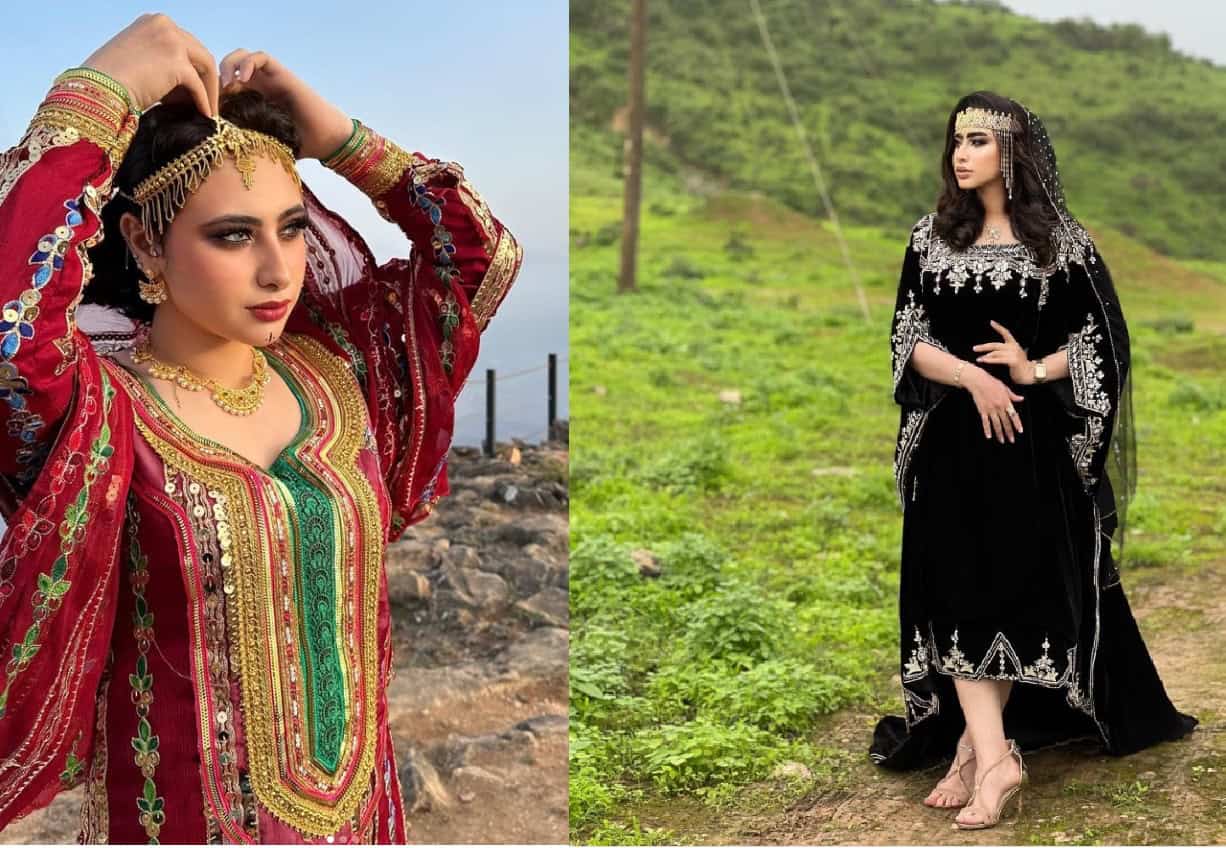 جدل واسع في صلالة بسبب إطلالة لينا خالد بالثوب الظفاري وانزعاج السكان من الأسلوب الإعلاني المؤثرة العمانية لينا خالد