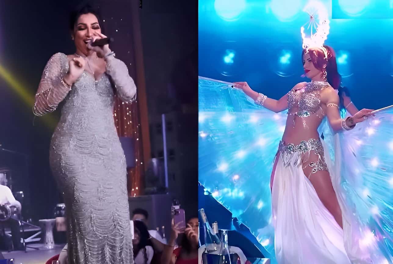 دنيا بطمة مع راقصة شبه عارية للترويج لحفلها القادم (فيديو) دنيا بطمة مع راقصة شبه عارية للترويج لحفلها القادم (فيديو)