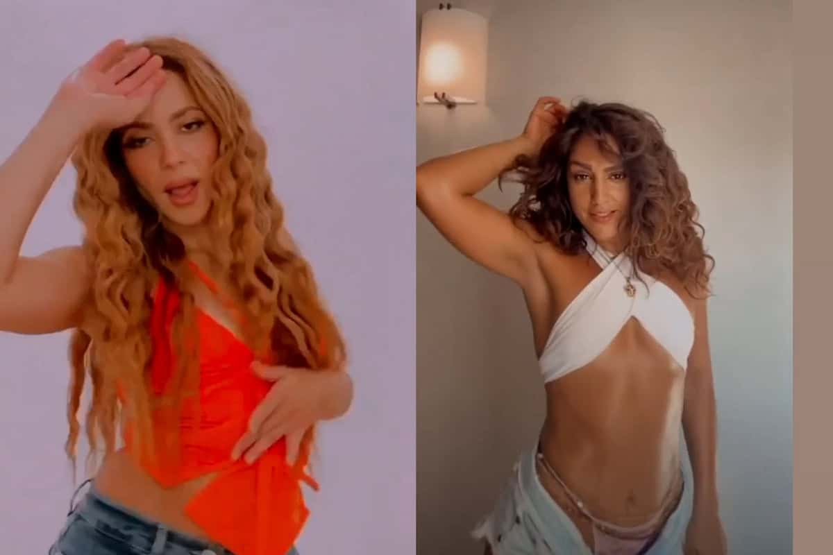 راقصة مثيرة تجذب انتباه شاكيرا بجمالها وجسدها الكيرفي (فيديو) راقصة مثيرة تجذب انتباه شاكيرا بجمالها وجسدها الكيرفي (فيديو)