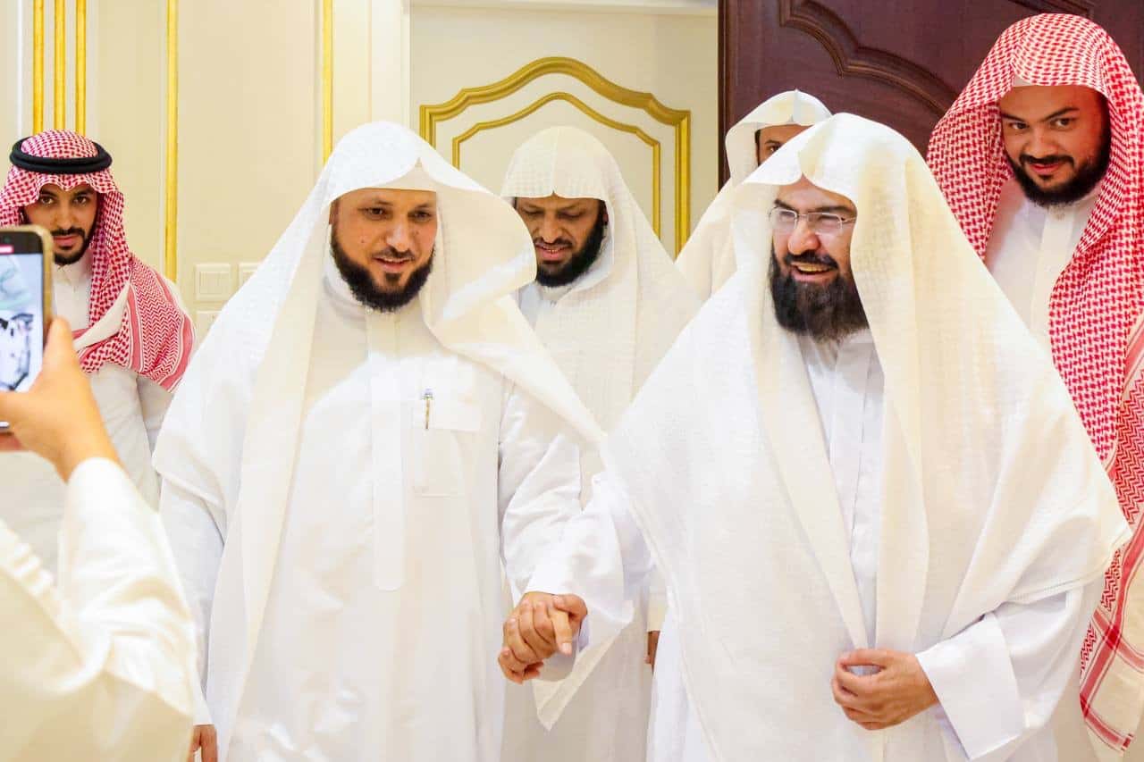 عبد الرحمن السديس وماهر المعيقلي