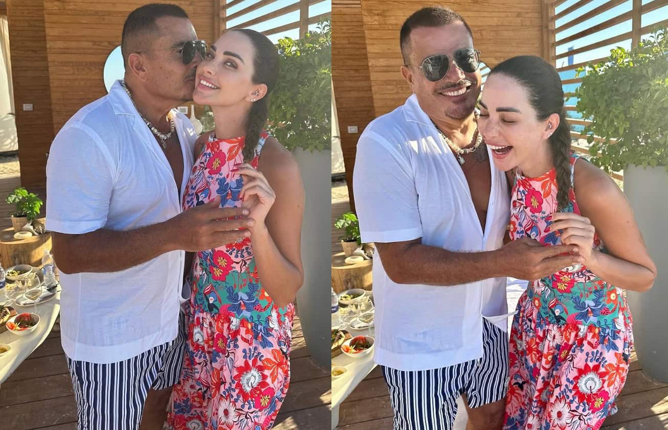 عمرو دياب يحتضن ويقبل داليدا خليل .. صور مثيرة أشعلت الجدل فما وراءها؟! (شاهد) داليدا خليل تحاول إغراء عمرو دياب في بيروت.. حركات مثيرة وفستان مفتوح (فيديو)