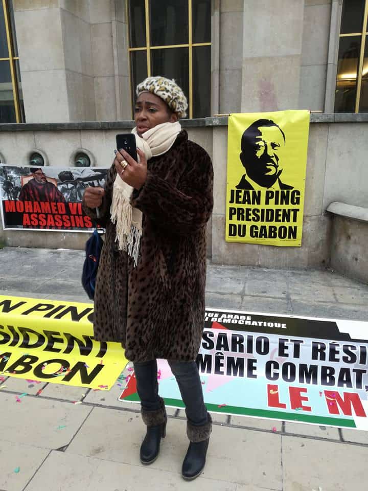 مظاهرة احتجاجا على التدخل الفرنسي المغربي في العابون1