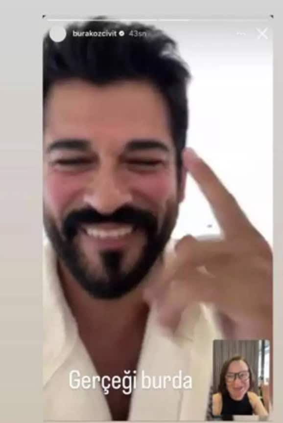 مكالمة الفيديو الحقيقة للنجم التركي بوراك اوزجفيت