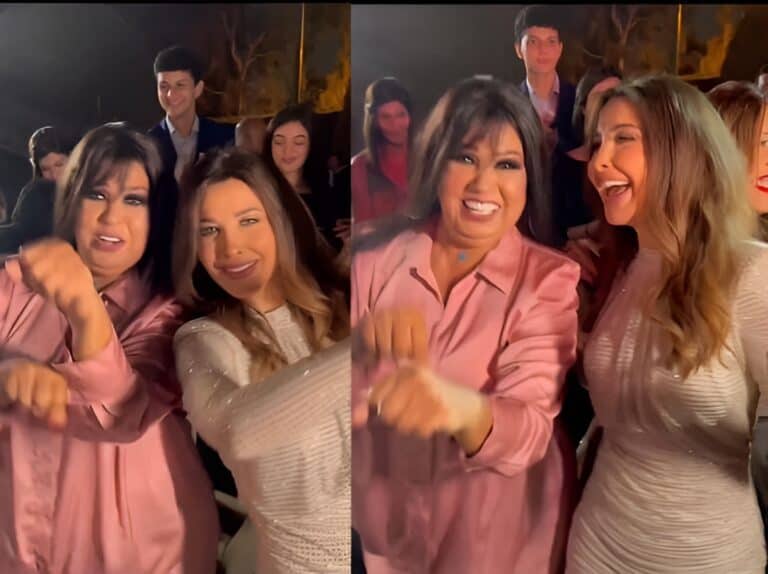 فيفي عبده ونانسي عجرم في وصلة رقص عفوية (فيديو)
