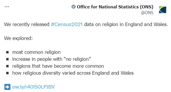 ارتفعت أعداد المسلمين في بريطانيا من 2.7 مليون شخص في 2011 إلى 3.9 ملايين في 2021