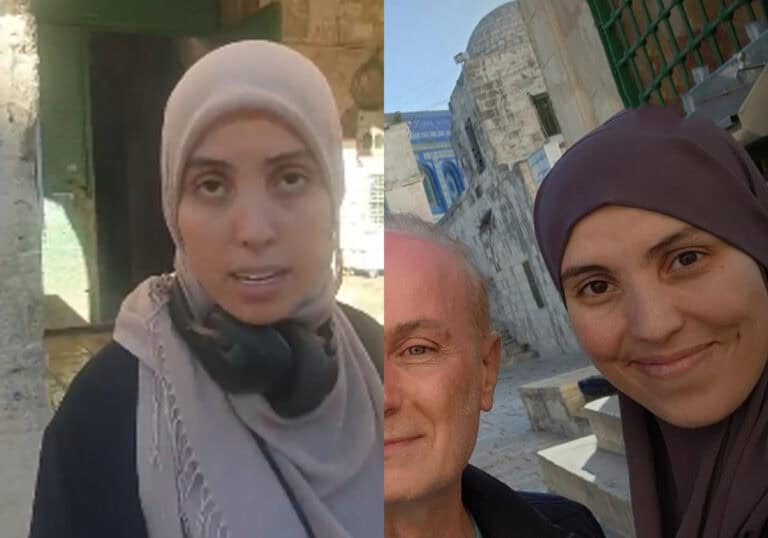 المرأة التي تم طردها من الأقصى بسبب يهودا غليك