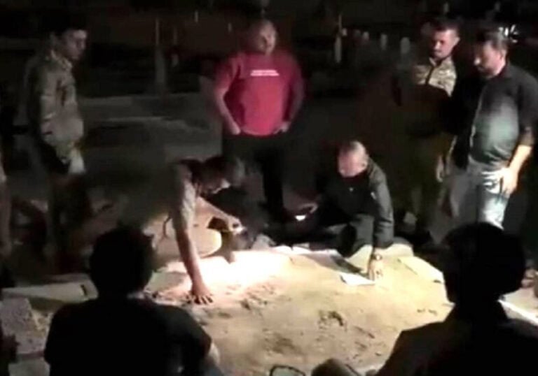 فتح قبر لاجئ سوري في دهوك