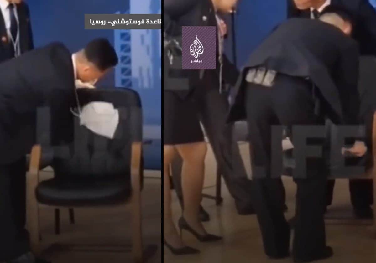 “كيم جونغ أون لا يثق ببوتين”.. وجه طلباً غريباً لمساعديه في روسيا (فيديو) " كيم جونغ أون لا يثق ببوتين".. وجه طلباً غريباً لمساعديه في روسيا "فيديو"