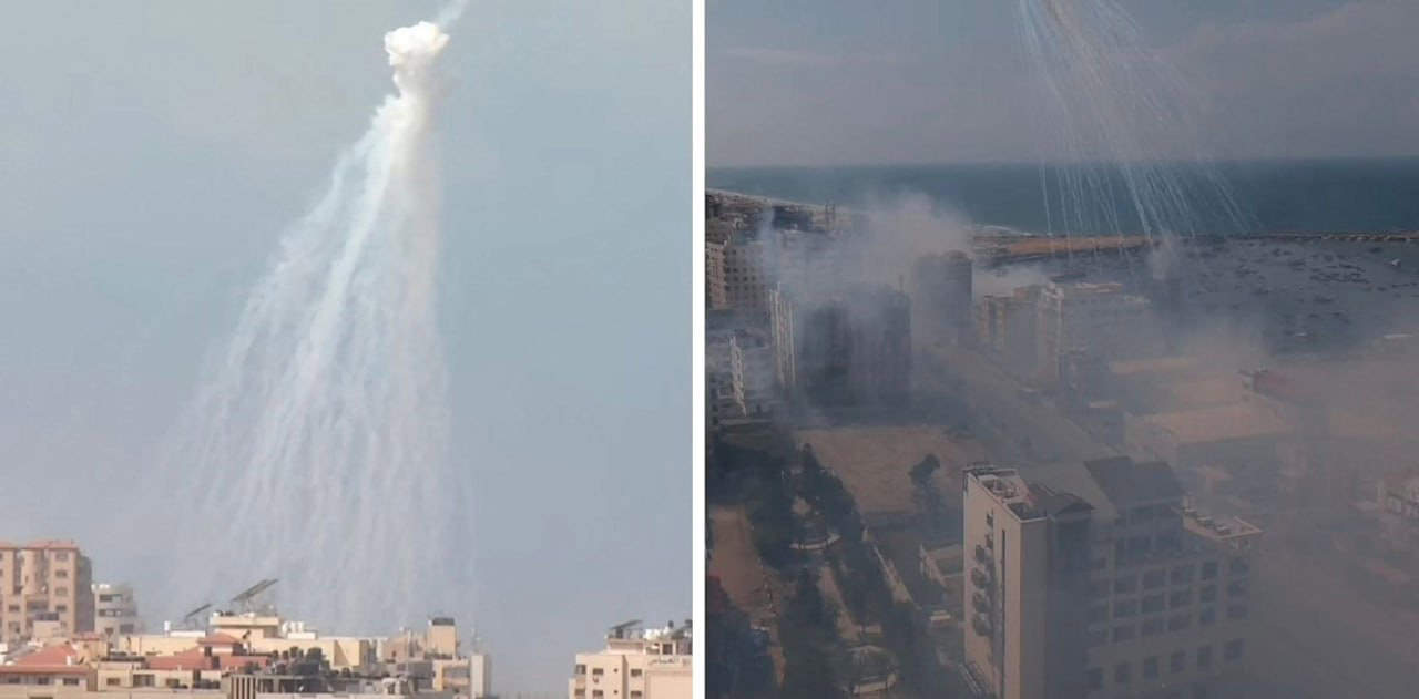 إسرائيل استخدمت قنابل فسفورية بغزة