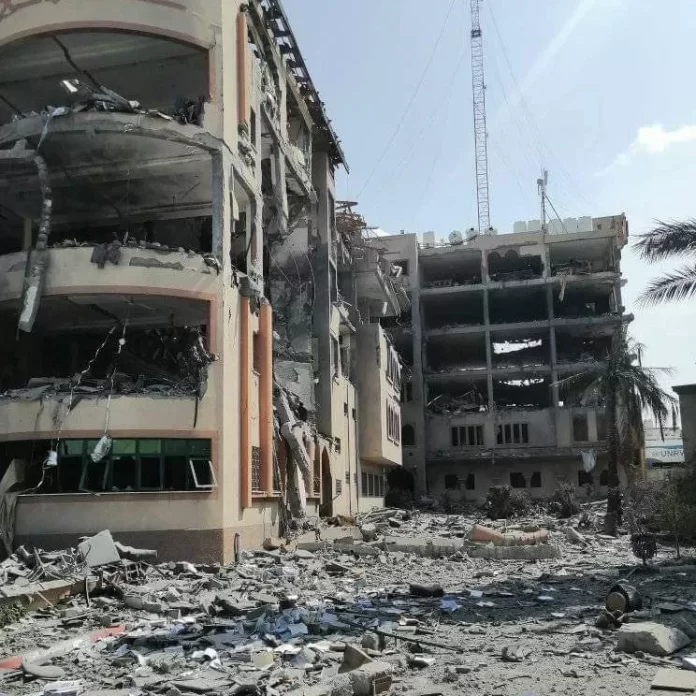 تدمير الجامعة الإسلامية في غزة