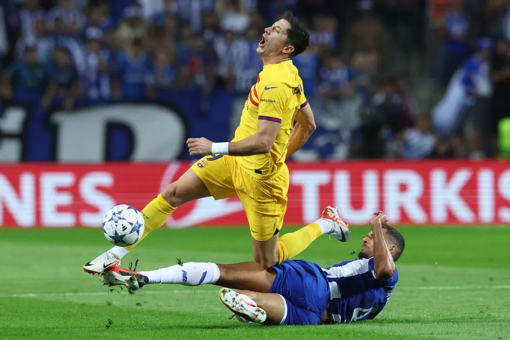 ليفاندوفسكي لاعب برشلونة 