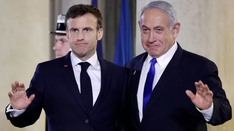 نتنياهو وماكرون