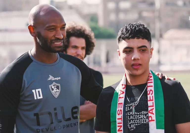 الطفل الفلسطيني نوفل وشيكابالا