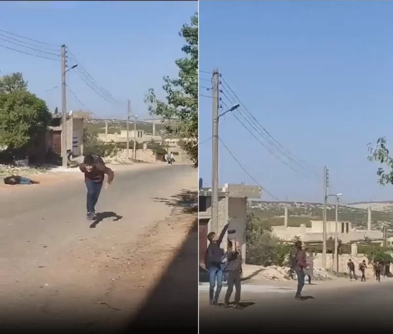 حالة من الهلع بين طلاب المدارس بسبب قصف النظام السوري على ادلب