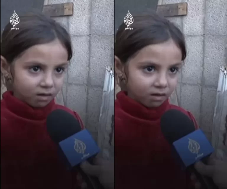 طفلة من غزة فرقت الحرب بينها وبين والدتها