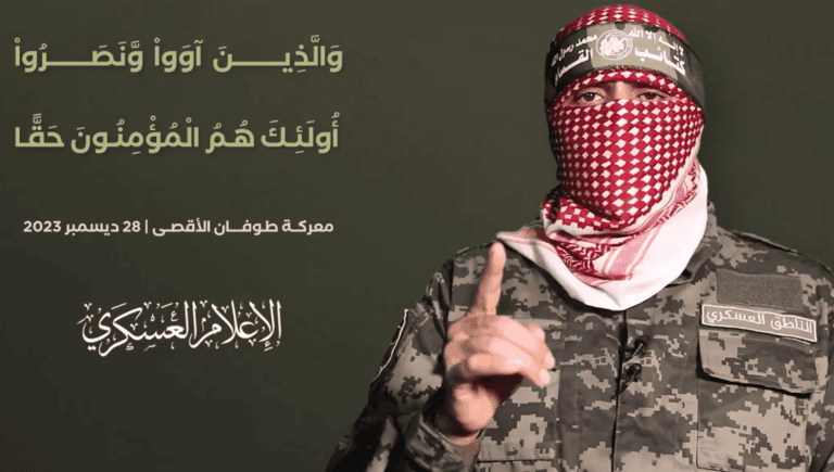 الناطق باسم كتائب القسام أبو عبيدة يرد في كلمته على ادعاءات الحرس الثوري وحسم أمر "صفقات التبادل"