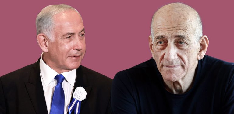 أولمرت يهاجم نتنياهو