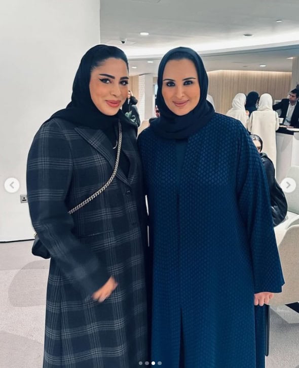 الشيخة جواهر بن حمد في مباراة خيرية لأجل فلسطين