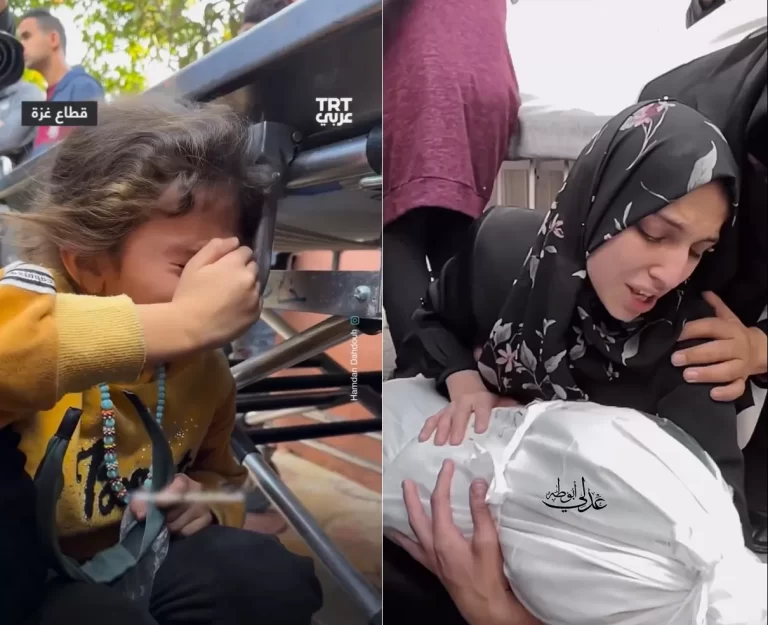 مشاهد الحزن والأسى