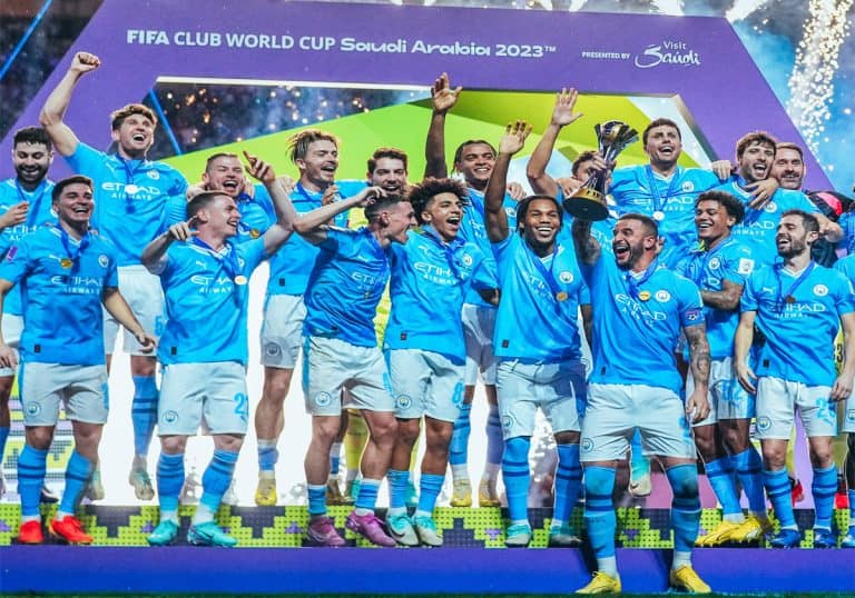 احتفال مانشستر سيتي