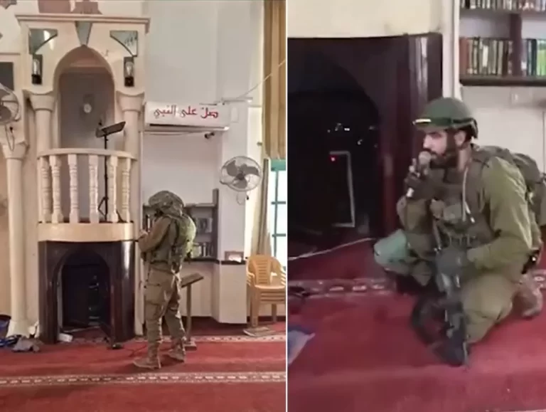 تدنيس مسجد في جنين