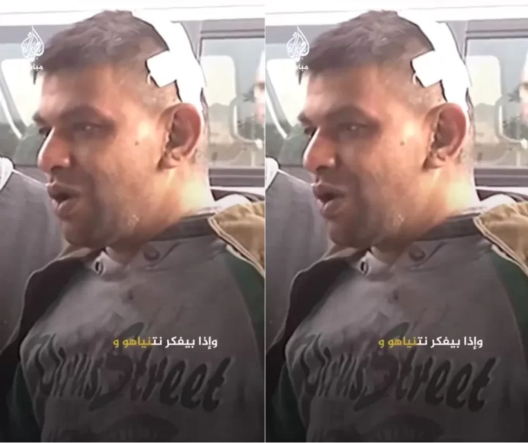 بعد غارة أدت لاستشهاد طفلته.. مواطن فلسطيني يتحدى نتنياهو في مشهد مؤثر فلسطيني استشهدت ابنته في قصف إسرائيلي