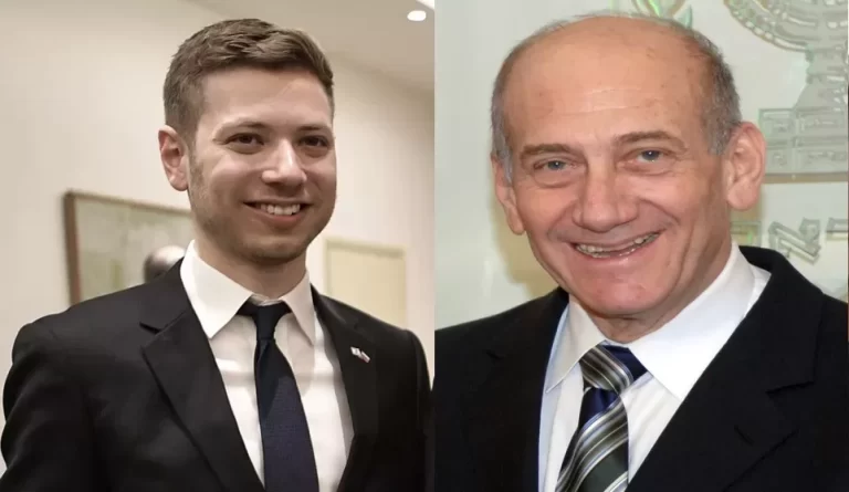 إيهود أولمرت ويائير نتنياهو