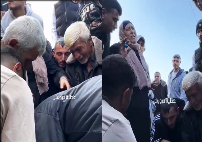 “مع السلامة يمّا.. سلم على كل حبايبنا”.. أم فلسطينية تُودع نجلها الشهيد عند قبره في غزة (شاهد) وداع أم فلسطينية لنجلها في غزة
