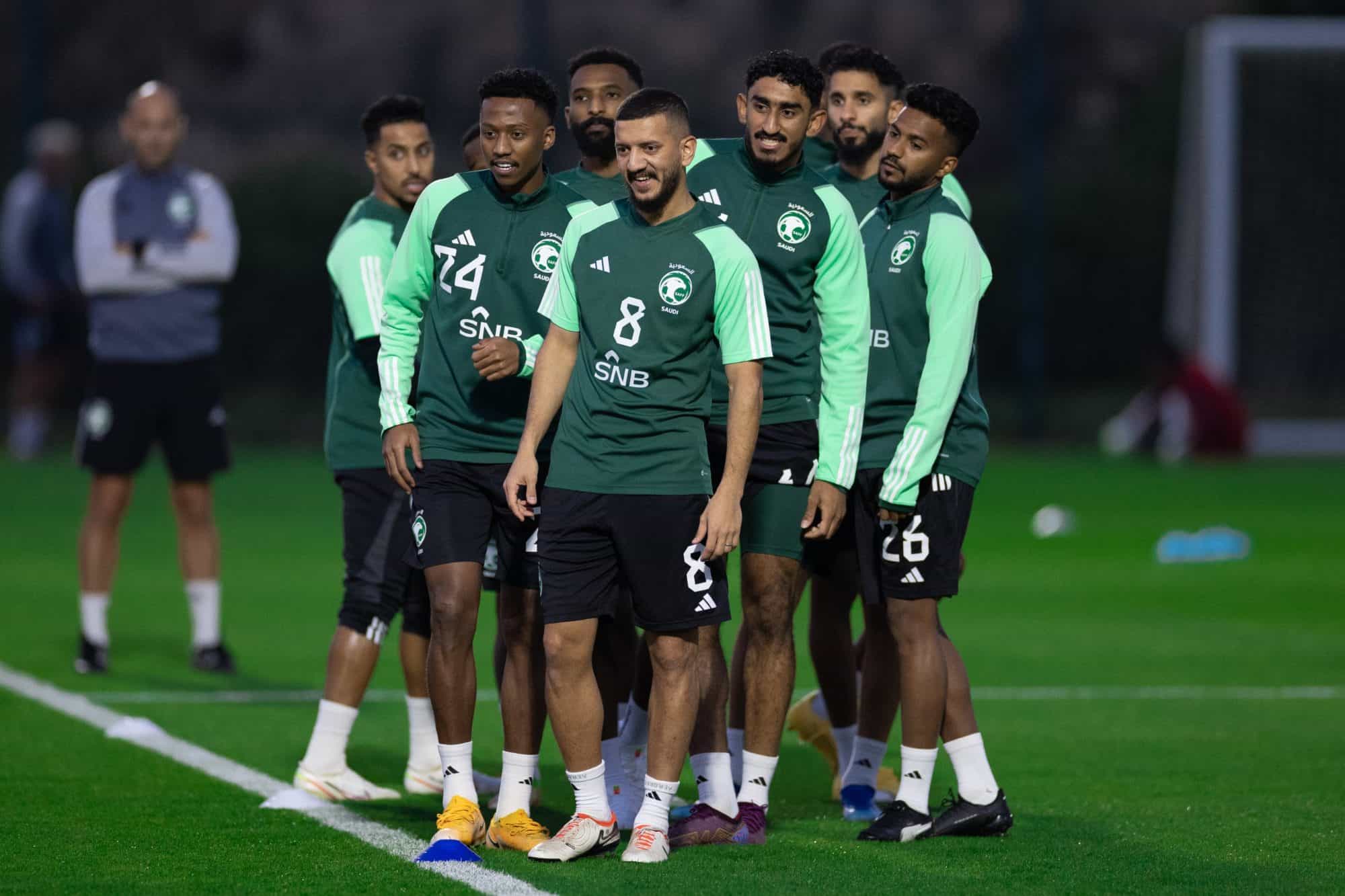 ضربة قوية في صفوف المنتخب السعودي قبيل بدء بطولة كأس آسيا 2024 المنتخب السعودي لكرة القدم