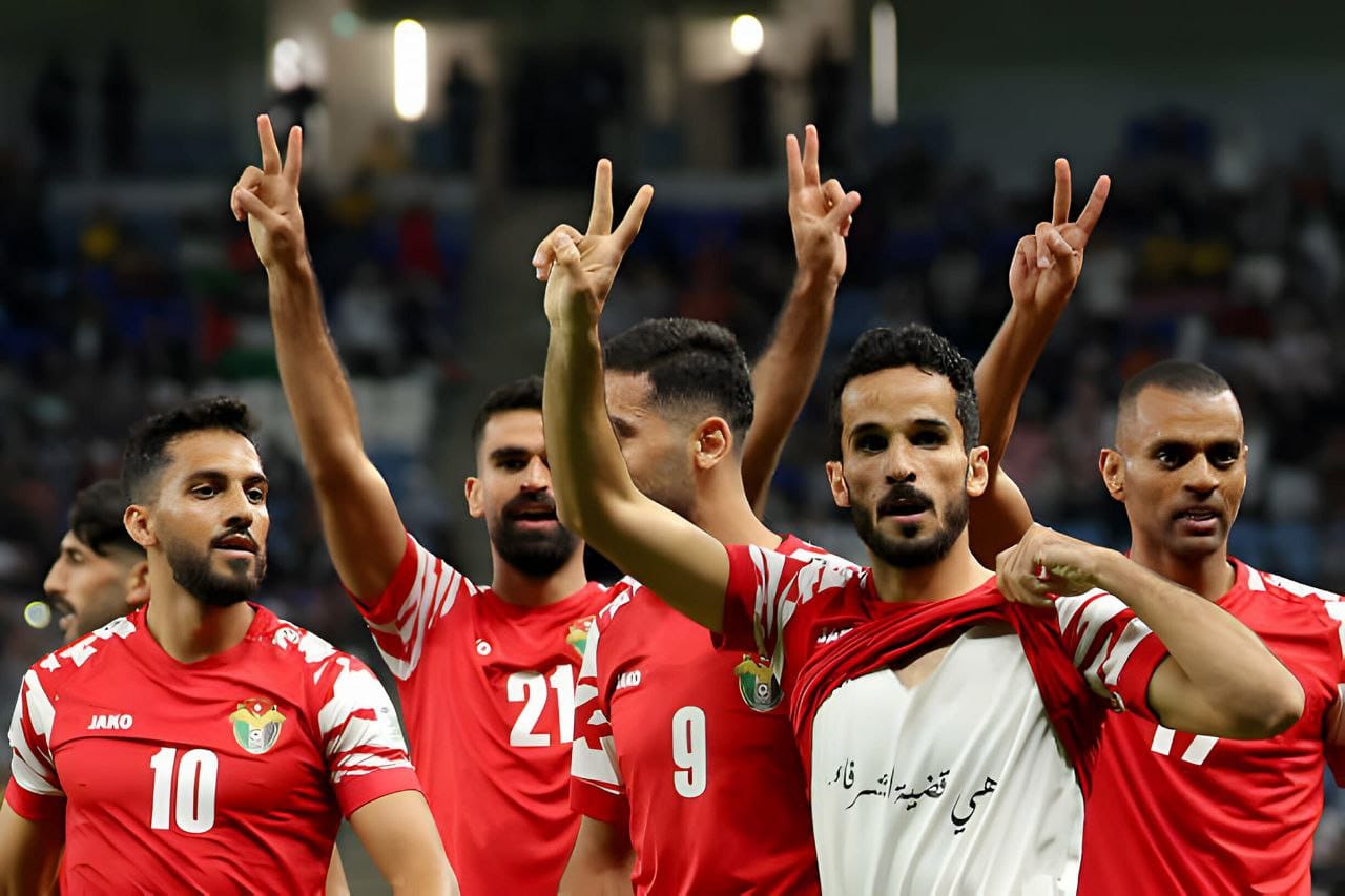 لاعبو منتخب الأردن