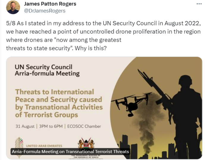 انتشار الطائرات بدون طيار