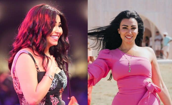 ميرهان حسين و شيرين عبدالوهاب