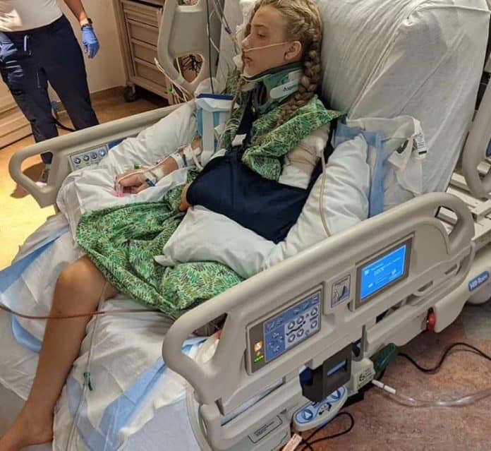 تم قذف "كينيدي" من ارتفاع 30 قدمًا في الهواء