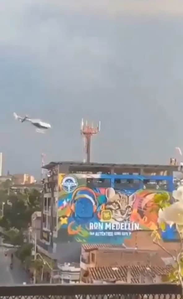 سقوط طائرة هليكوبتر