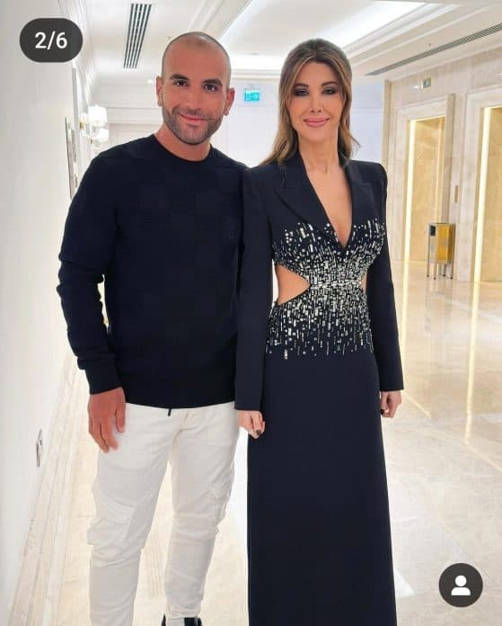 نانسي عجرم مع مدون سياحة إسرائيلي