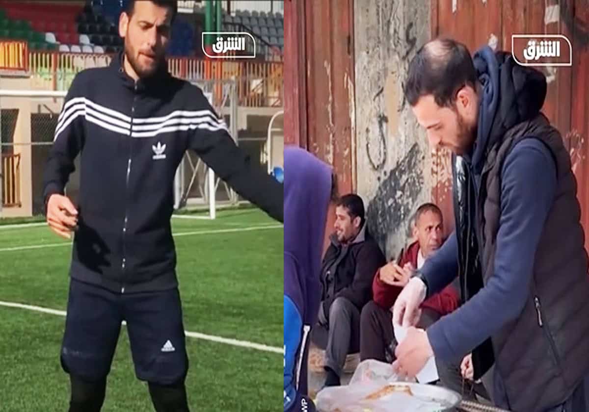 الكابتن عمرو شوقي من مدرب كرة قدم إلى بائع حلوياتٍ للنازحين في رفح (شاهد)