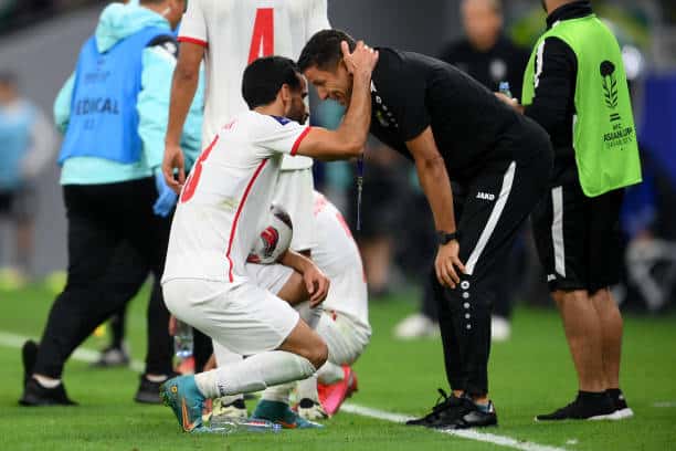 مدرب نشامى الأردن عموتة 